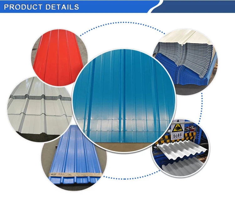 Zinc Color Coated Housing Use Construction Sheet Painted Color Roofing Construction Plate