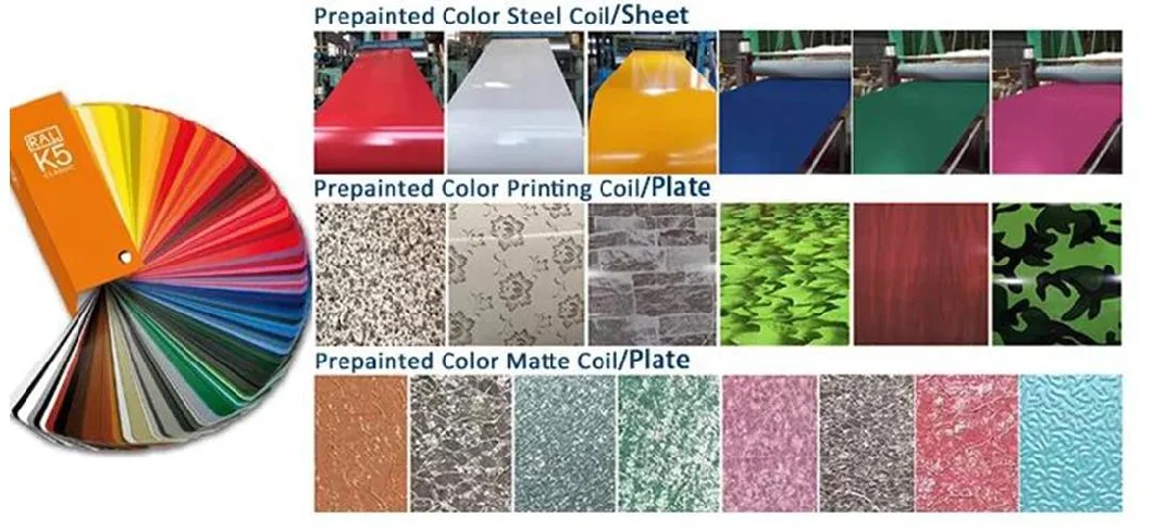 PPGI PPGL Gi Color Coated Dx51d, Dx52D, S350gd, S550gd Corrugated Roofing Sheet Prepainted Color Coated Steel Coil