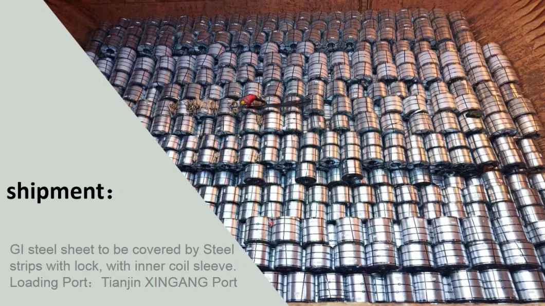 ASTM/Cold Rolled Galvanized Steel Coil for Metal Iron Roofing Sheet Price